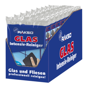 RAKSO Glas Intensivreiniger Schwämme, 9 Stück, zur Reinigung von Glas und Fliesen.