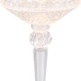 Globo LED-Tischleuchte Kristall, ø 12 cm, 26 cm hoch, für stimmungsvolle Außenbeleuchtung.