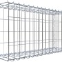 Gabiona Anbaukorb Typ 2, 40x80x20cm, Maschenweite 5x10cm, Drahtgitter galvanbeschichtet.