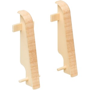 Living by Haro Zwischenstücke Ahorn, 2 Stück, für Sockelleisten, zur einfachen Montage ohne Gehrungsschnitt.