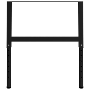 Verstellbares Werkbankgestell Set von vidaXL, Metall, schwarz, 85x69-95,5 cm.