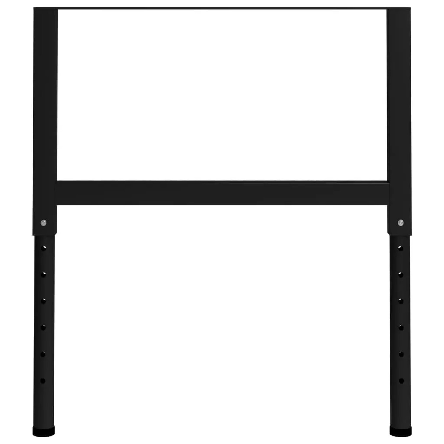 Verstellbares Werkbankgestell Set von vidaXL, Metall, schwarz, 85x69-95,5 cm.