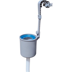 Bestway Skimmer für Filtersysteme, Poolreinigung zum Einhängen mit verstellbarer Halterung.