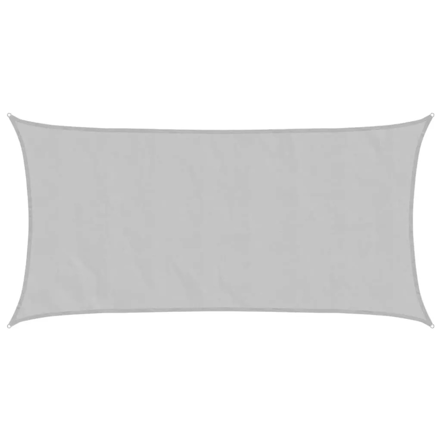 Furnicato Sonnensegel Hellgrau 7x4 M 100% Polyester Oxford