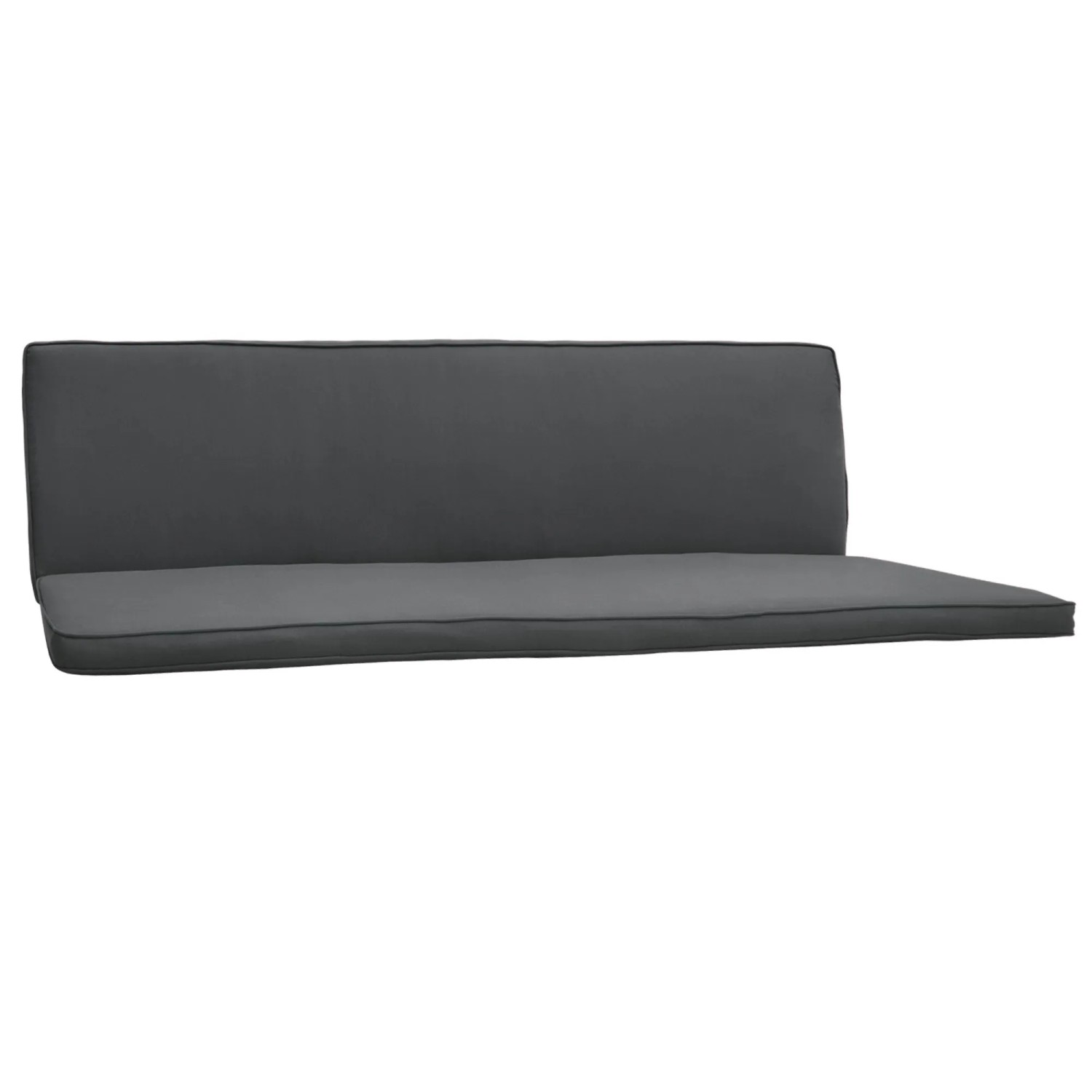 Beautissu Loft HS Hollywoodschaukelauflage 180x50cm Graphitgrau