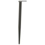 vidaXL Konsolentischbeine Konische Form 4 Stk Anthrazit 72-73 cm Stahl 4012518_6
