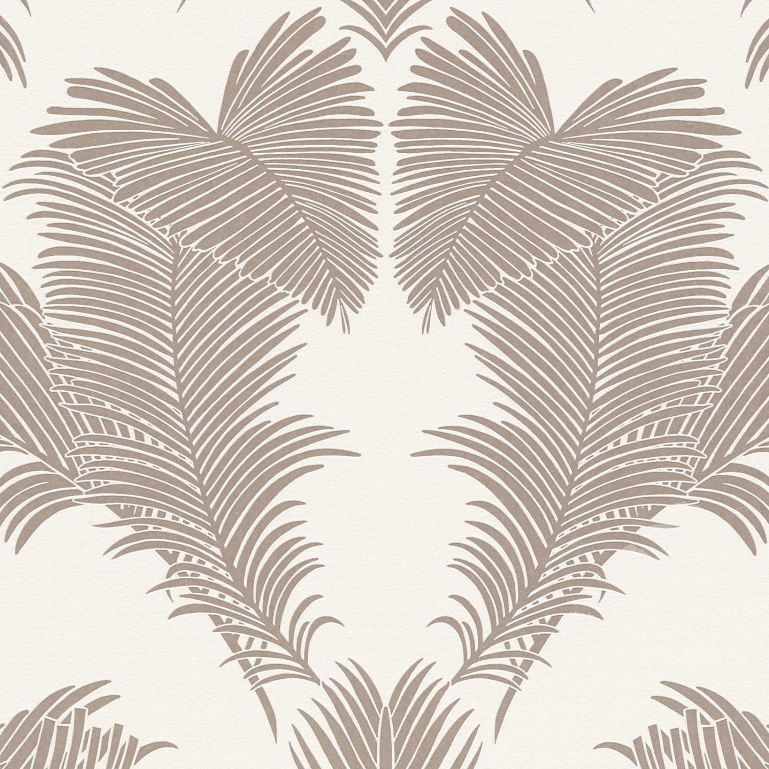 Bricoflor Jugendstil Tapete in Creme Beige Elegante Art Nouveau Wandtapete mit Farn Design für Schlafzimmer und Wohnzimmer 20er Jahre Vliestapete