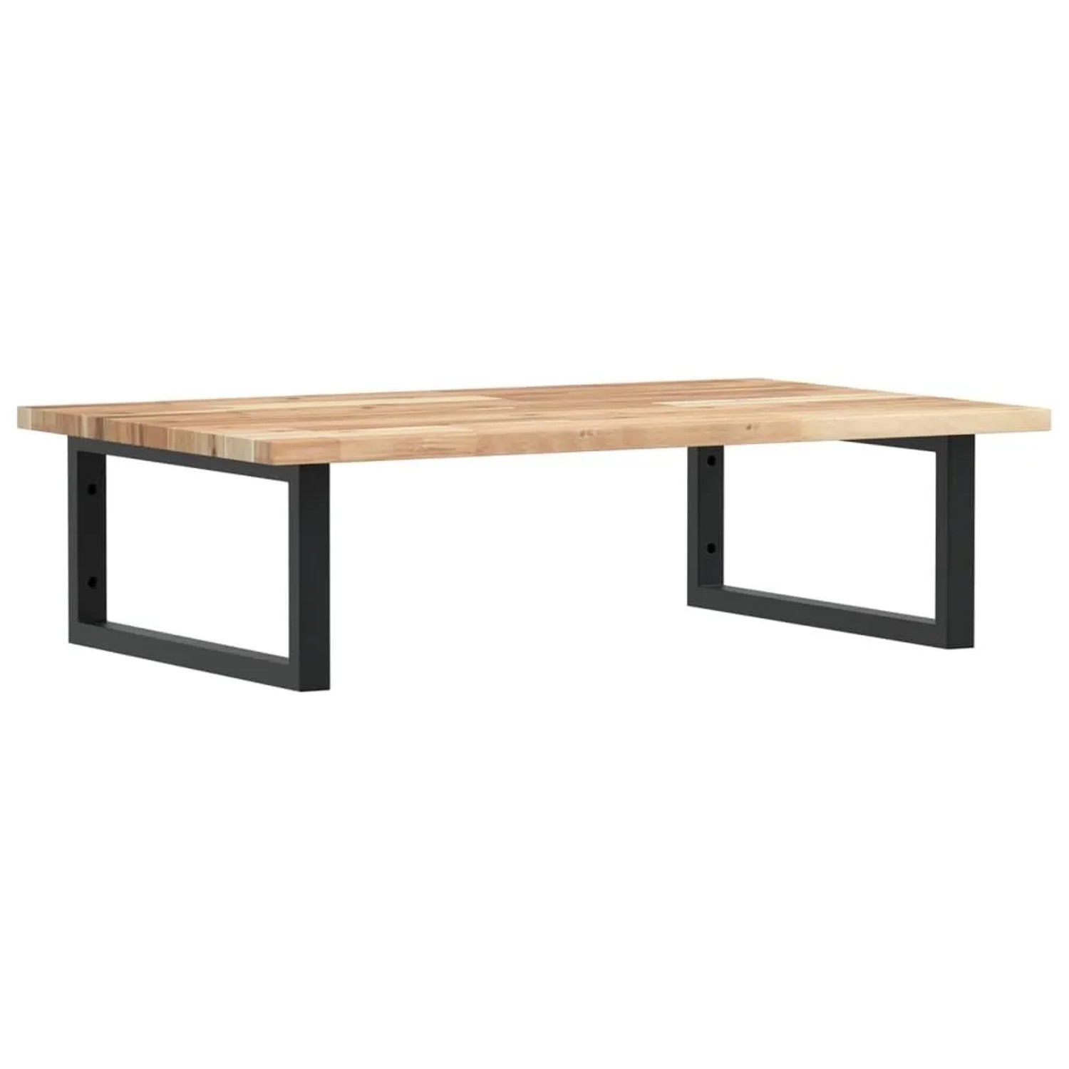 vidaXL Waschbeckenregal Wandmontage Stahl und Akazienholz 3302777
