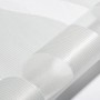 Schöner Wohnen Doppelrollo Tilda Welle, 45x150 cm, Weiß, Detailansicht des Stoffes.
