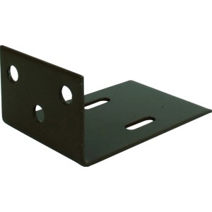 Anthrazitfarbener Winkel aus dem T & J Befestigungs-Set für Shanghai Sichtschutzzaun.