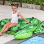 Bestway Schwimmtier Tidal Turtle mit Kind am Pool. Aufblasbare grüne Wasserschildkröte mit Haltegriffen.