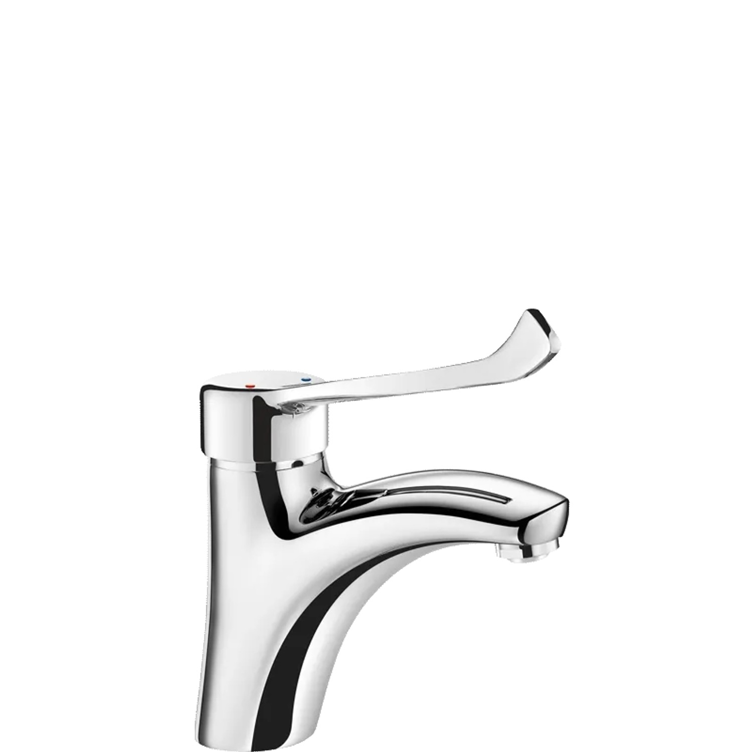 Delabie Einhebel-Waschtischmischer H85 L135 Hygienehebel