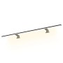 Schwarze Spectraline LED Spiegelleuchte, 120cm, für Badezimmer, neutralweißes Licht.