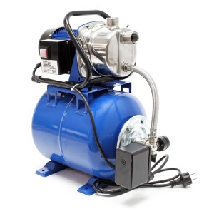Wiltec Hauswasserwerk 3400L/H 1200W 19L Membrankessel Druckschalter Gartenpumpe
