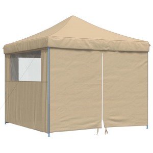vidaXL Party-Zelt Beige 292 x 292 x 315 cm Oxford-Stoff 42023566