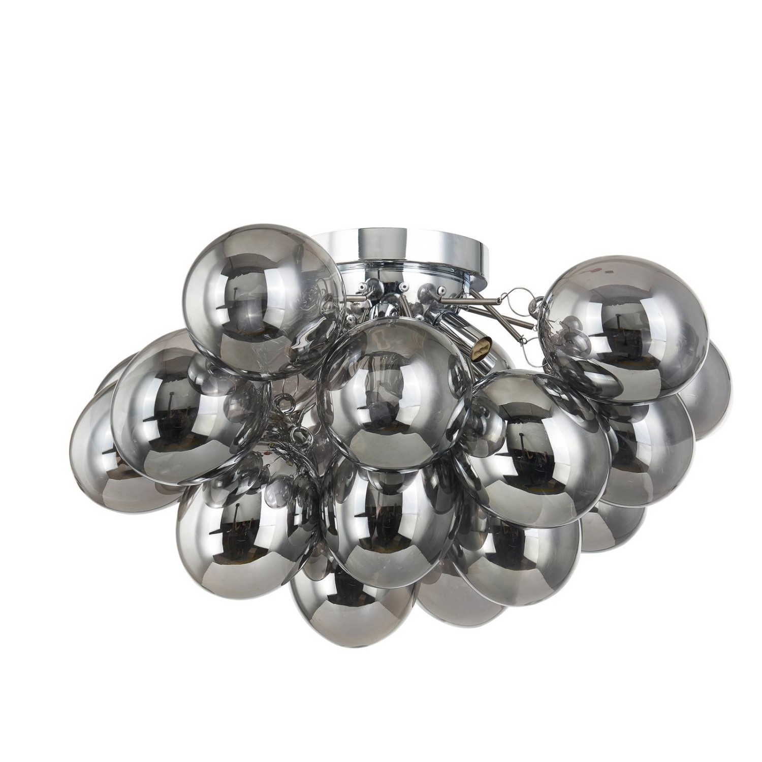 Lucande Deckenlampe Diborah 10013065 Design Modern in Alu aus Glas 6-flammi günstig online kaufen