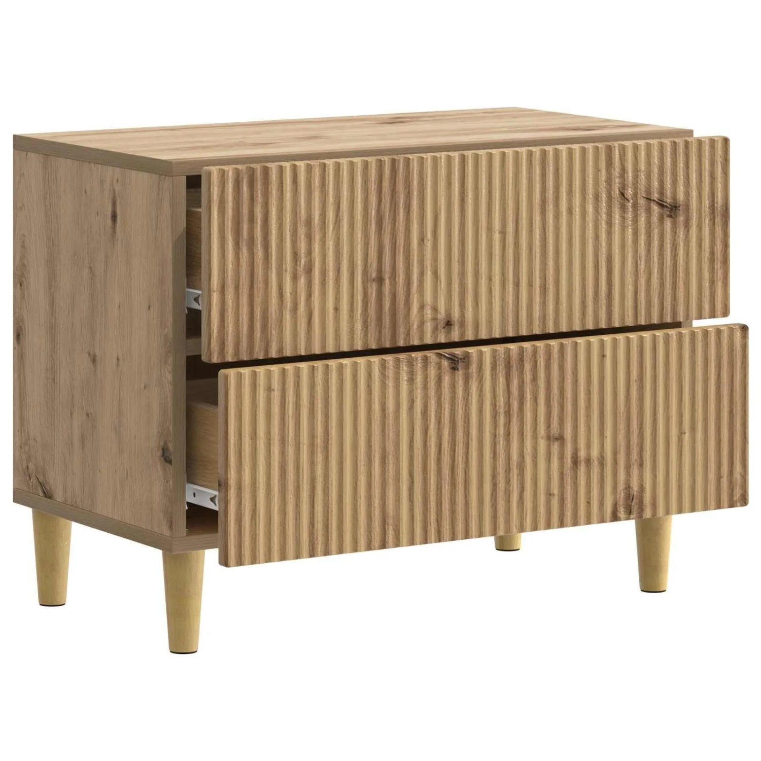vidaXL Nachttisch Artisan-Eiche 62 x 34,5 x 48 cm Holzwerkstoff 894554_3