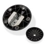 SOTECH FAROLE Tischbeinverbinder, schwarz, rund, mit Adapter. Stufenlos einstellbarer Winkel bis 20 Grad.