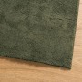 Weicher, waldgrüner Kurzflorteppich (80x200 cm) der Marke vidaXL.