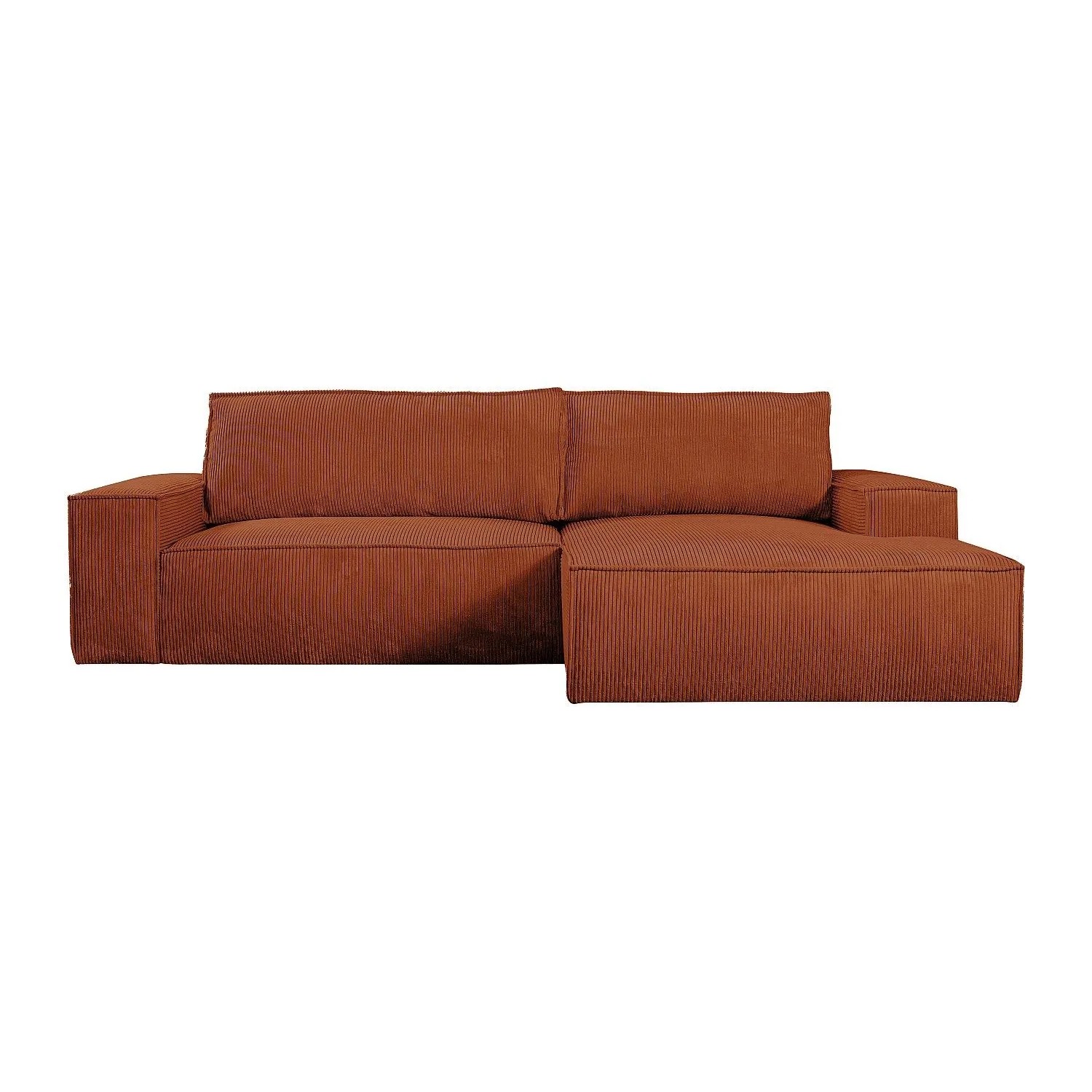 Vente-unique Schlafsofa Amelia Terracotta 267 cm