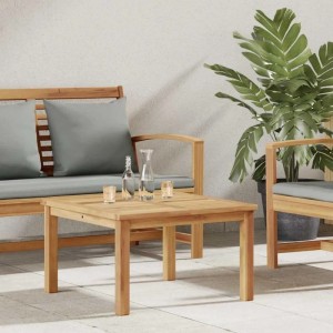 vidaXL Couchtisch Braun 60 x 60 x 36 cm Teak-Massivholz 42002298