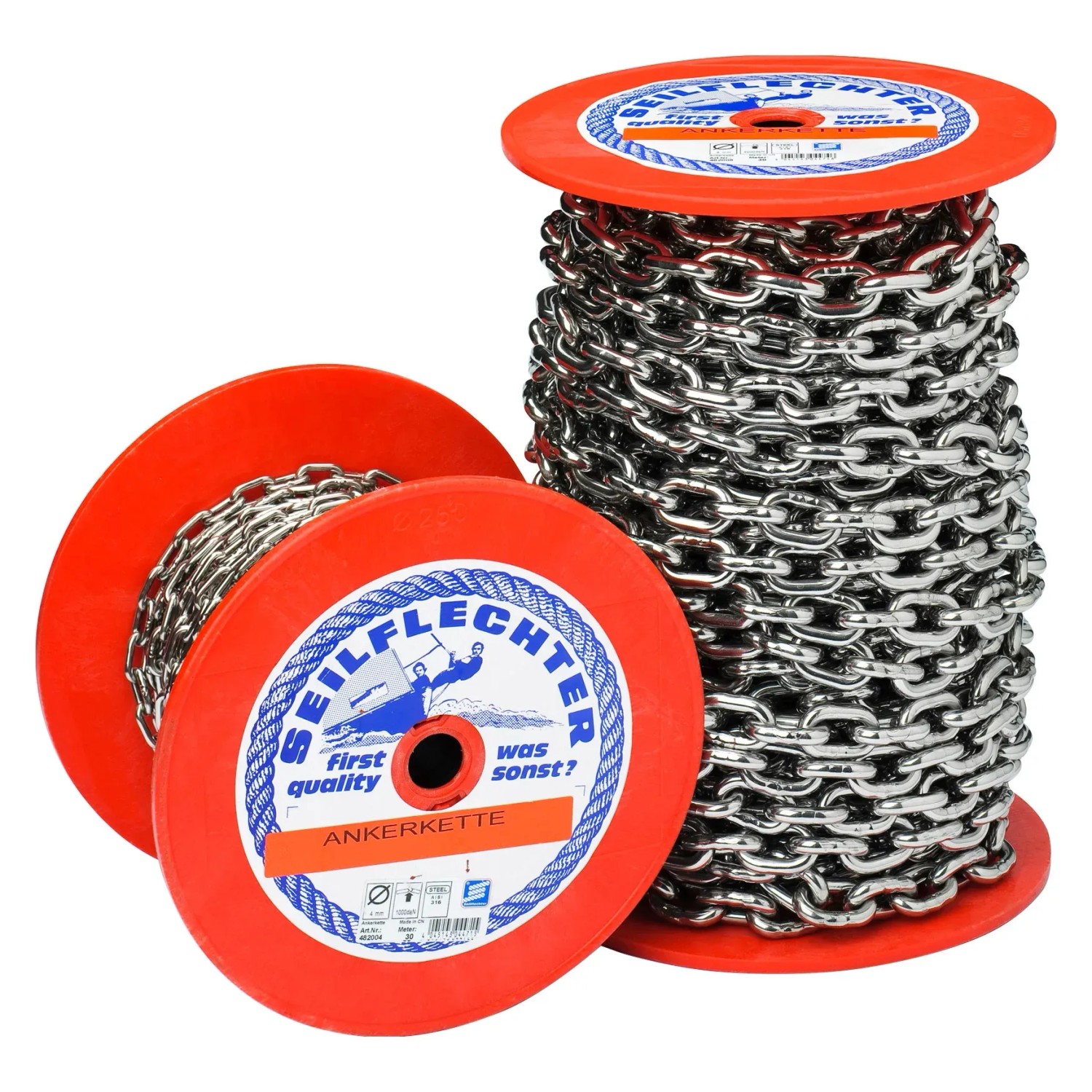 Marine AISI 316 Anker Edelstahl Bootsanker Drehbare Auge/Backe Marine Qualität AISI 316 6 Mm More Than Just Ropes