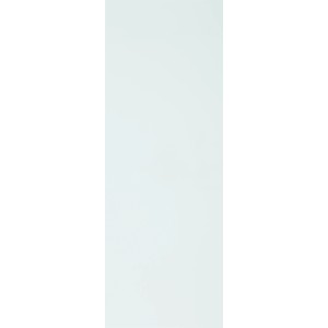 Wandfliese Ice White, glasiert, matt, 30x90 cm, weiße Keramikfliese für die Wand.