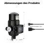 Wiltec Druckschalter Kabel Skd-2D 230V 1-Phasig Pumpensteuerung Hauswasserwerk_3