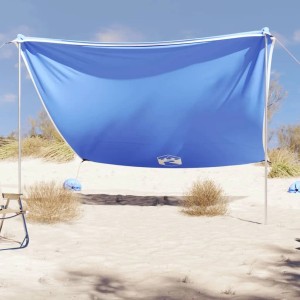 vidaXL Strand-Schattenzelt mit Sandsäcken Blau 304x300 cm 4008644