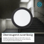 LUXULA LED Aufbauleuchte 24W IP44-Geschützt 2400lm Lichtfarbe Einstellbar CCT Deckenleuchte Rund Ø229x34mm Badezimmerlampe Schwarz_6