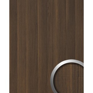 WALLFACE Wandpaneel Nutwood Nature, Holzoptik, matt braun, 2600x1000 mm.