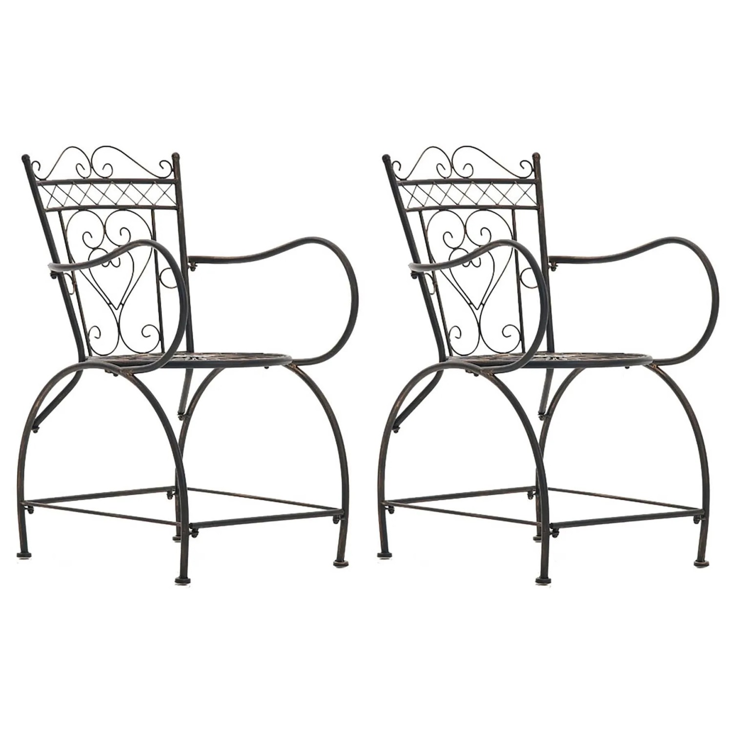 CLP 2er Set Stühle Sheela Bronze