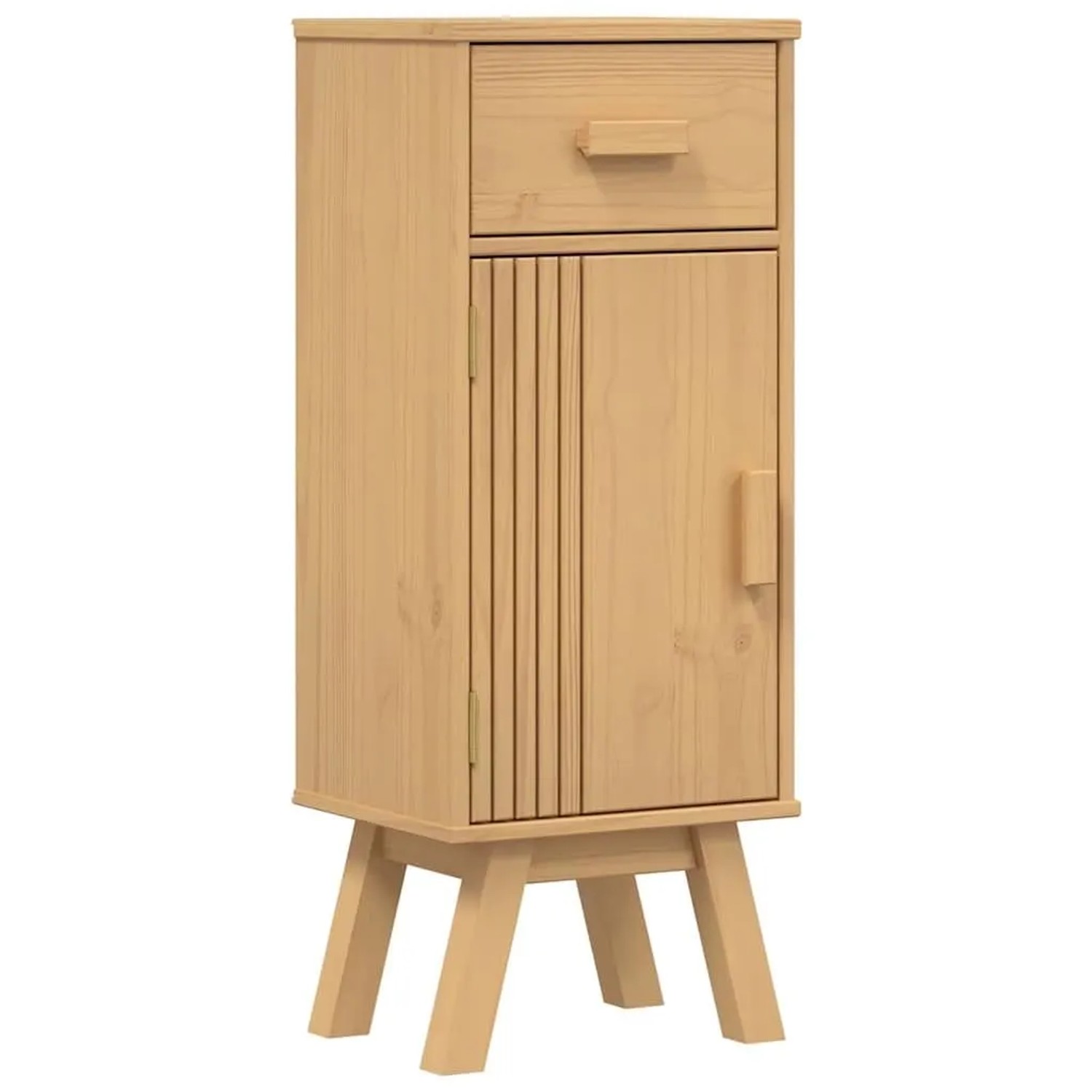 vidaXL Badezimmerschrank Olden Braun 35 x 30 x 90 cm Massivholz Kiefer 4200 günstig online kaufen