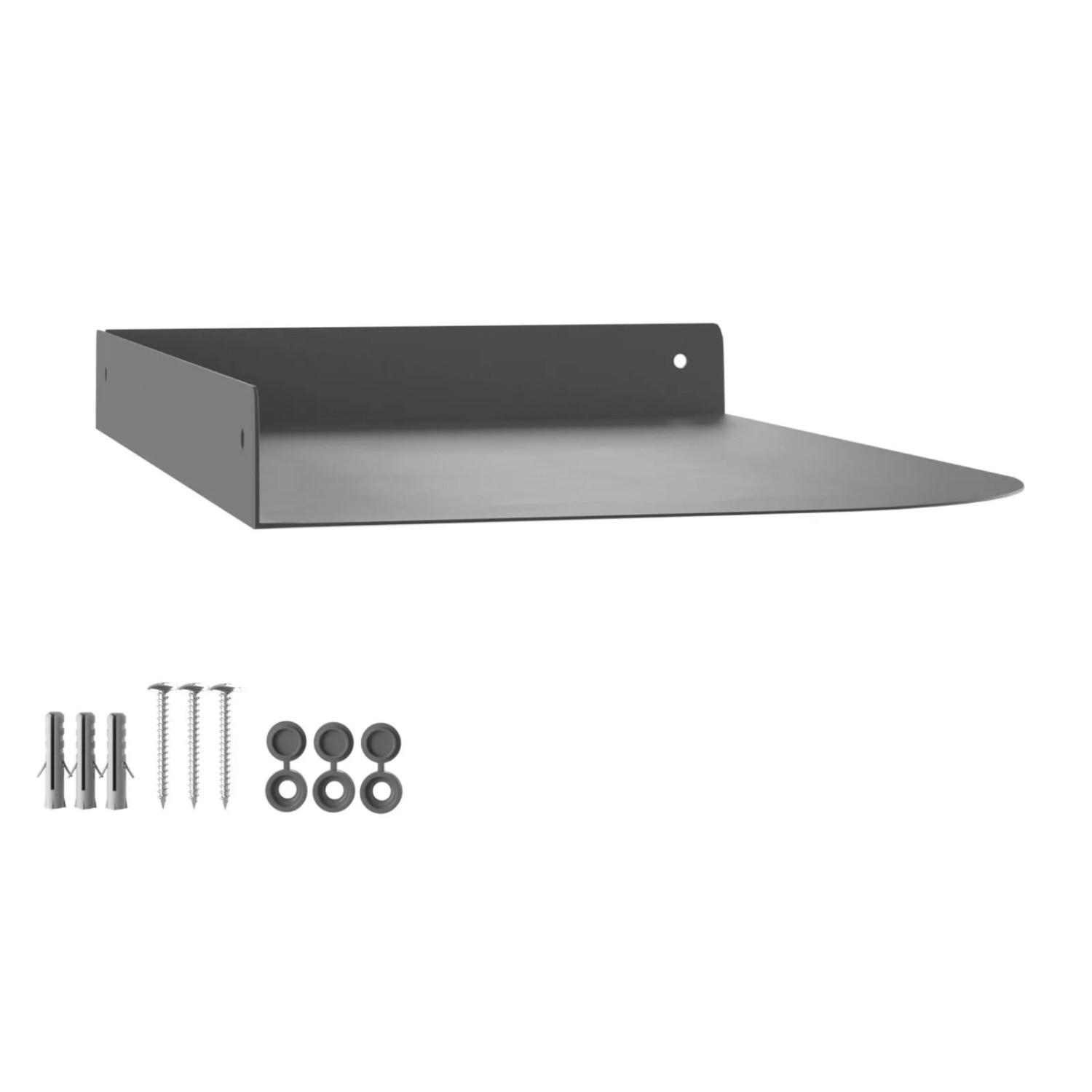 SOTECH Design Wandeckregal HOVER-XIV 300 x 200 x 30 mm Anthrazit für Wandmontage