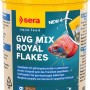Sera Flockenfutter GVG-Mix Nature, 100ml Dose mit Flocken und Futtertieren für Zierfische.