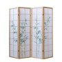 Homestyle4u 4-tlg. Paravent in Braun 176x175 cm 265