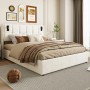 PXloue Doppelbett 160x200cm mit Stauraum&Leselampe für Erwachsene_3