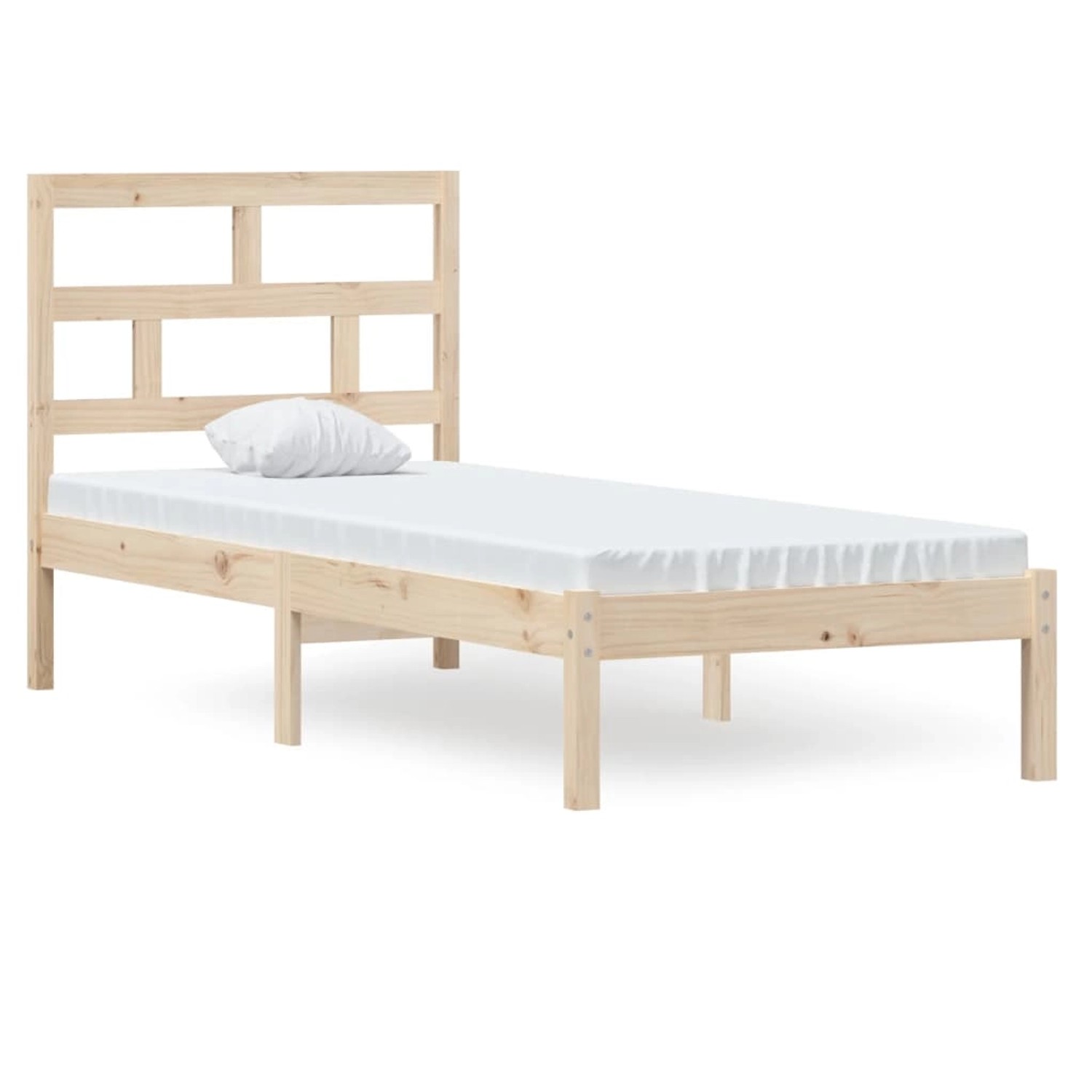 vidaXL Massivholzbett 75x190 cm 2FT6 Small Single1053455 günstig online kaufen