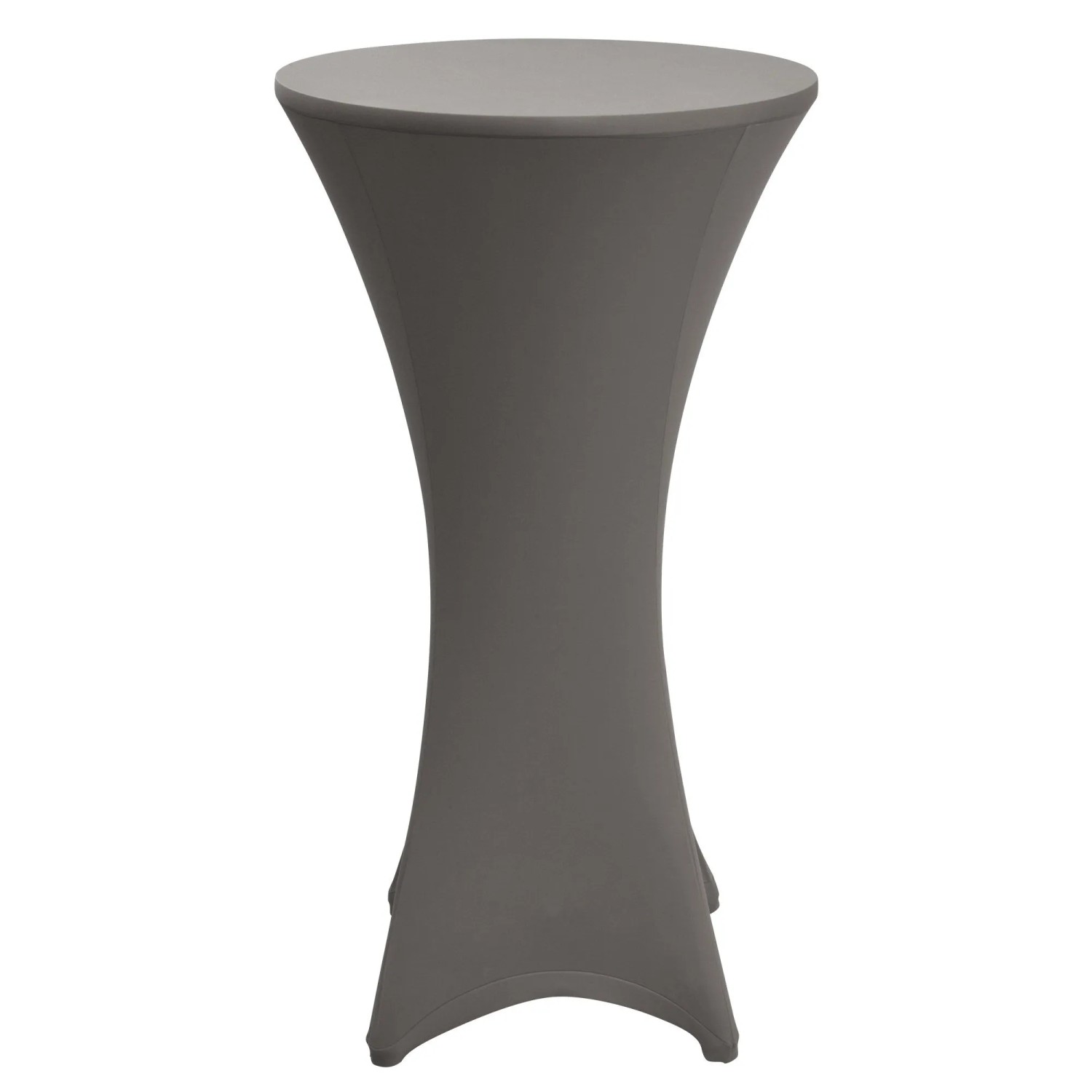 Beautissu Stretch Stehtisch Bistrotisch Husse ø80-85cm Anthrazit