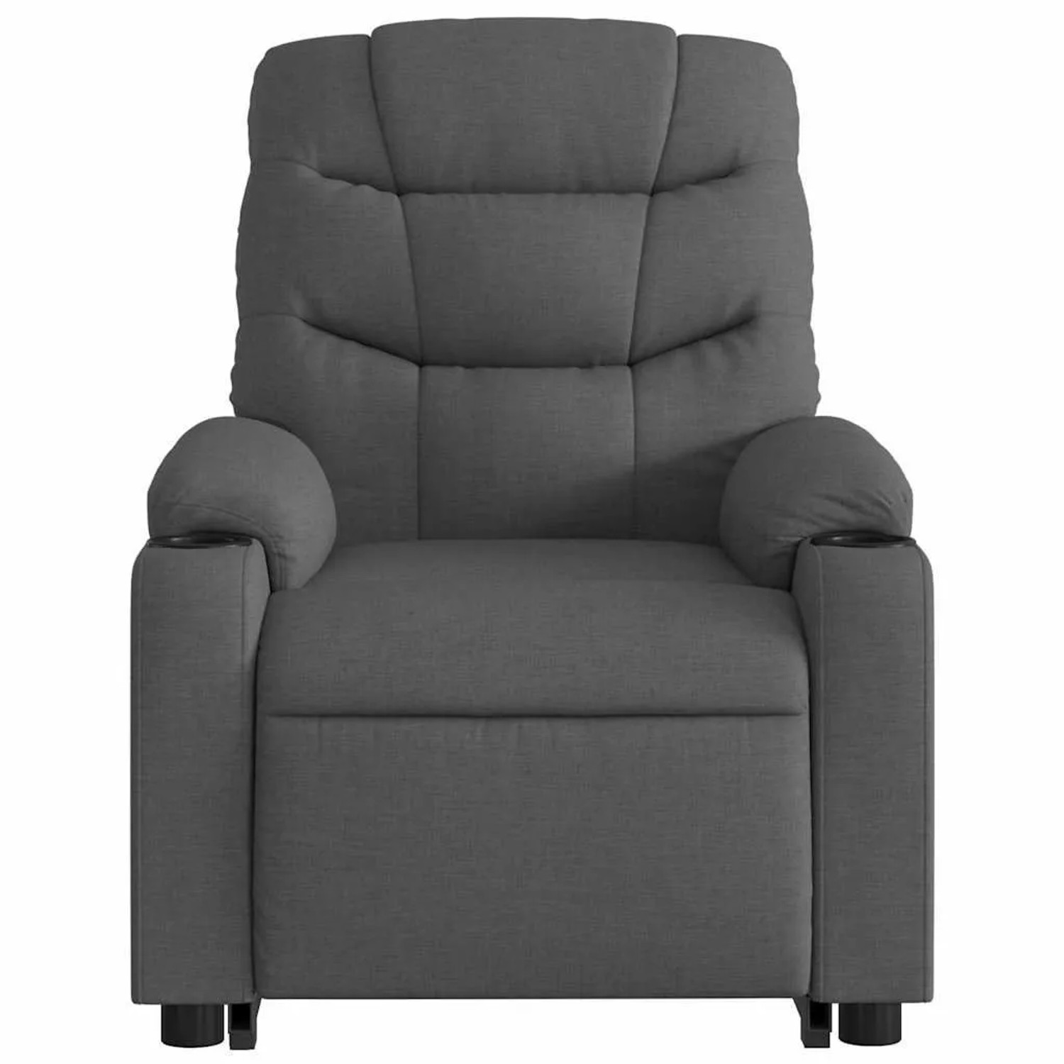 vidaXL Relaxsessel mit Aufstehhilfe Elektrisch Dunkelgrau Stoff 3206664_9