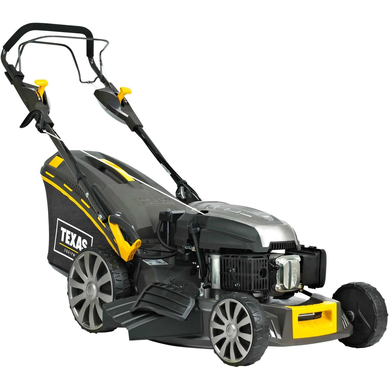 Texas Benzin-Rasenmäher Premium 5370TR-WE mit Mulchfunktion und Elektrostart.