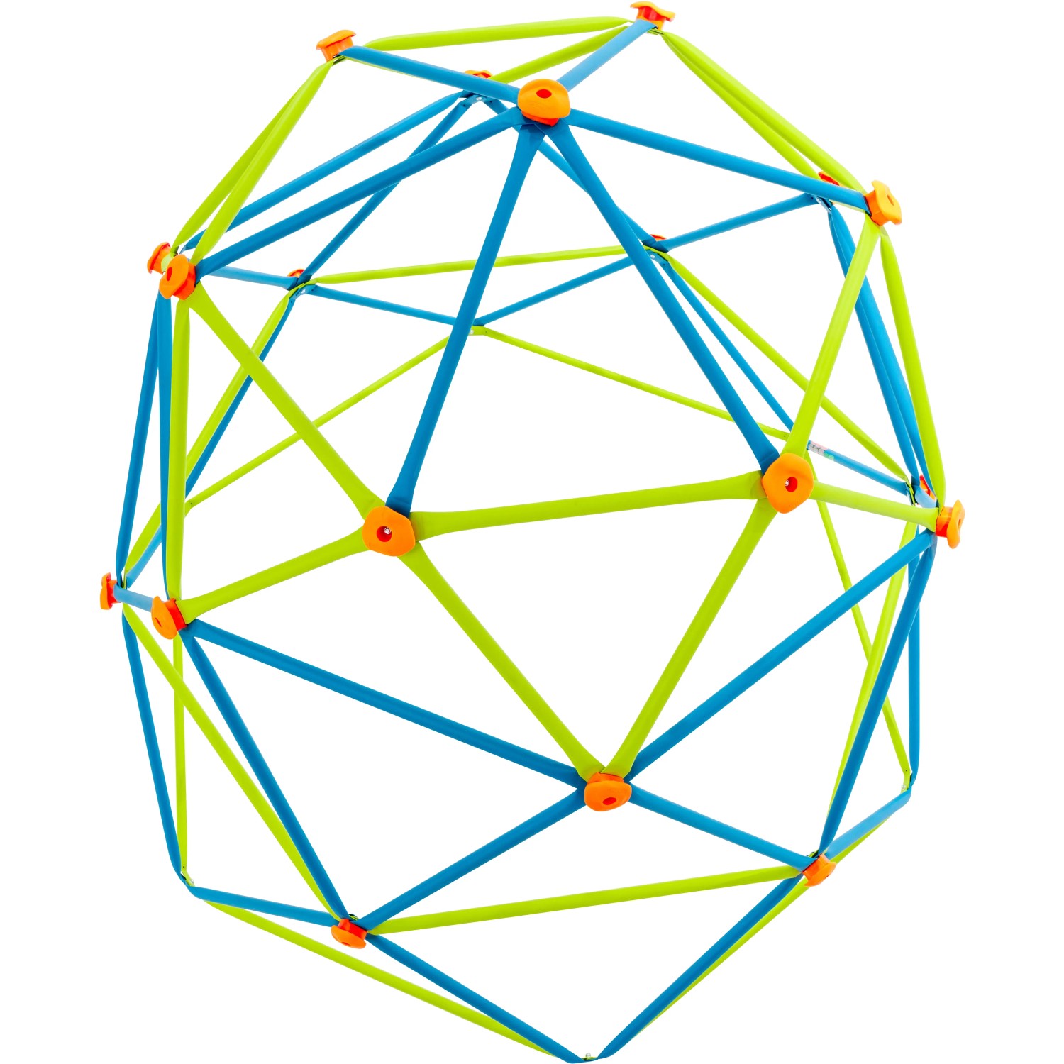 Lifetime Klettergerüst Geodome in Blau-Lime: Spielturm für Kinder, Stahlrahmen, ca. 238x223cm.