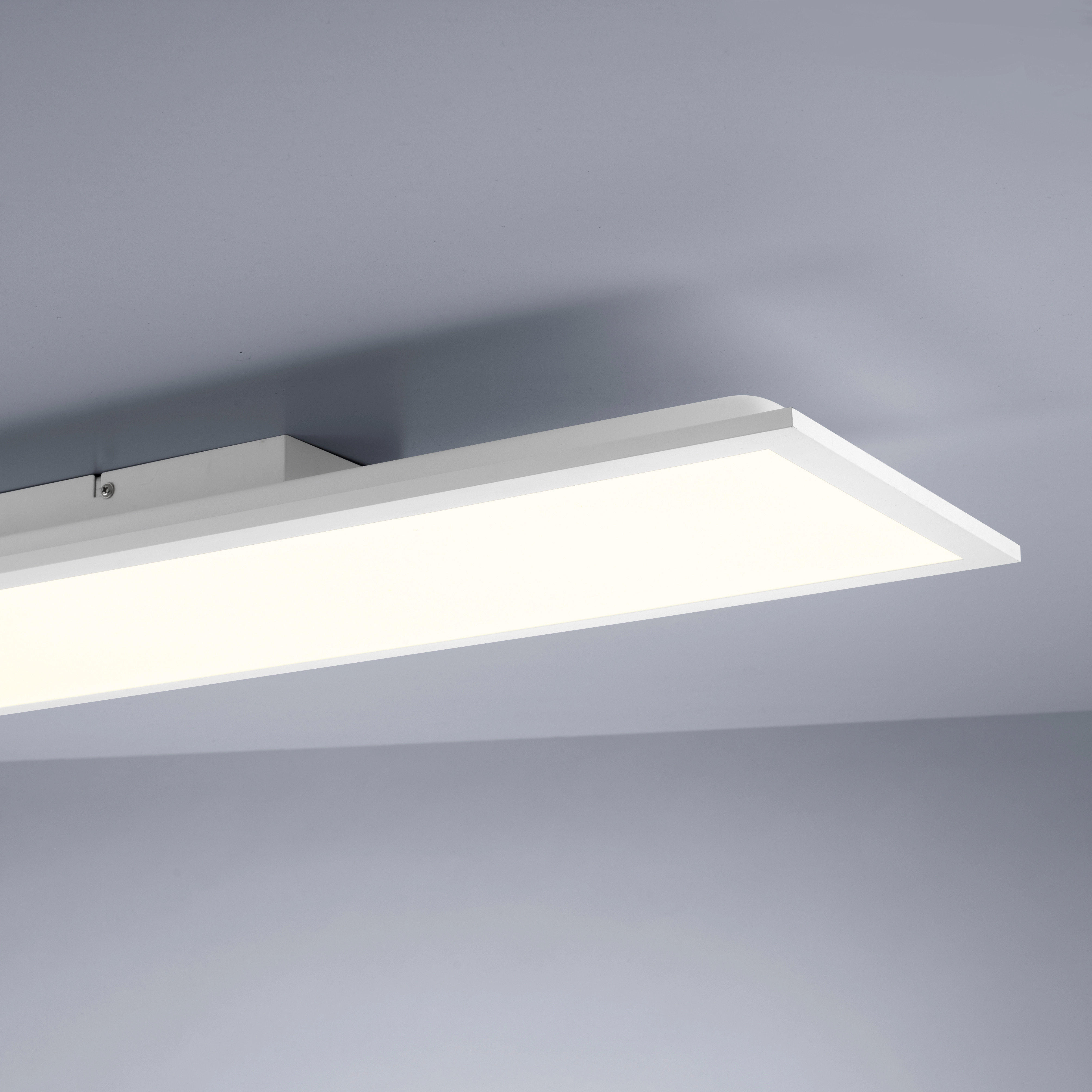 Just Light. LED-Deckenleuchte Flat Weiß OBI kaufen bei