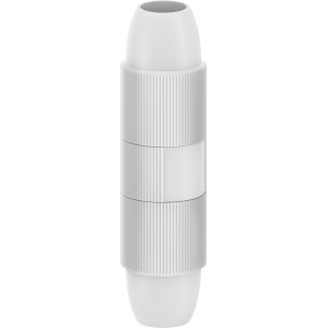 Weißer Hama Kabel-Verbinder Koax, klemmbar für Audio & Video Kabel.
