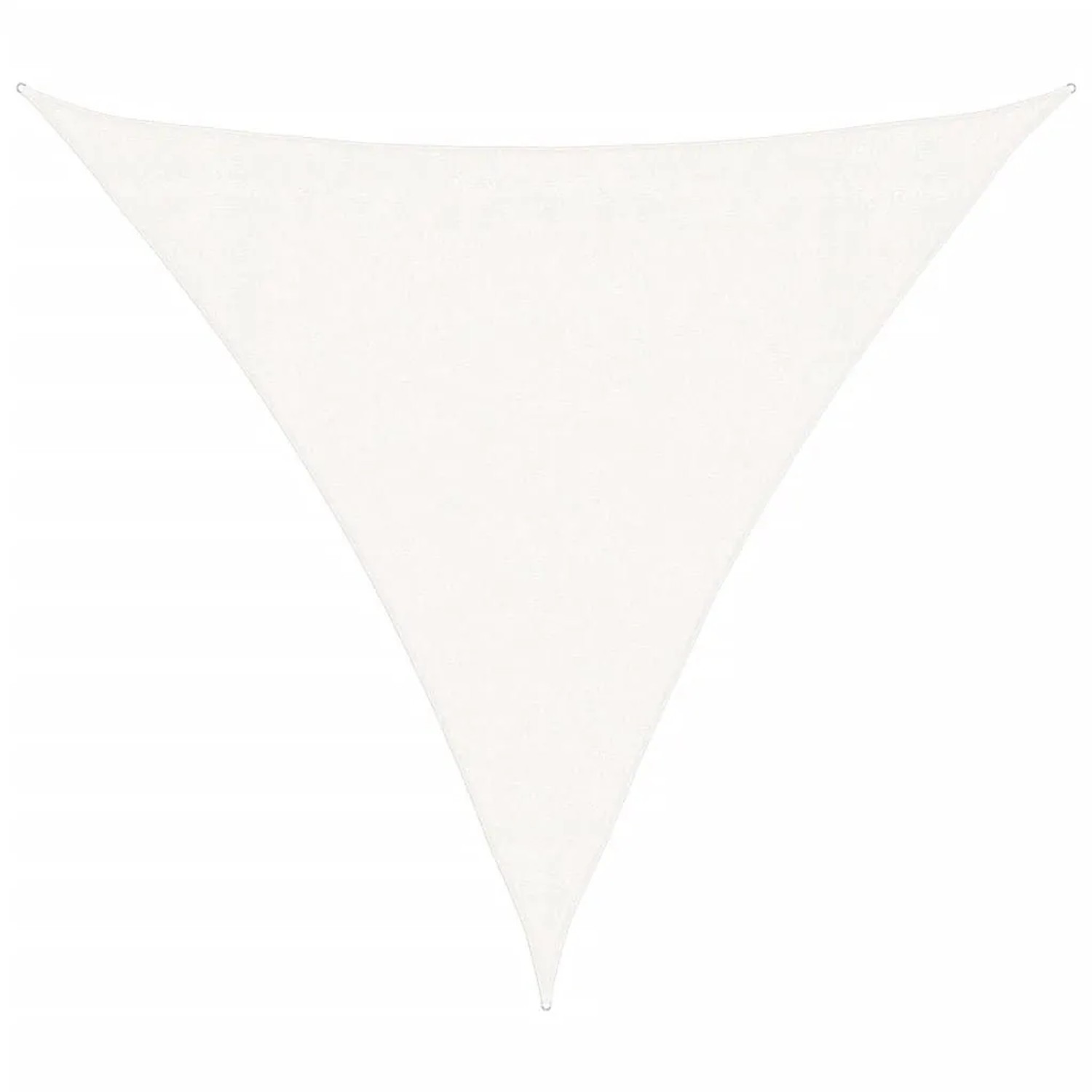 vidaXL Sonnensegel 160 g/m² Weiß 3x3x3 m HDPE 311252