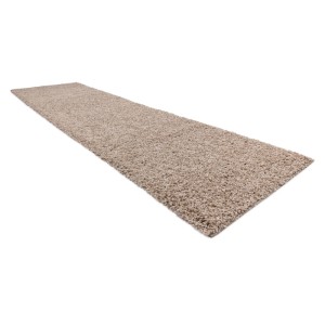Beiger RugsX Teppich Soffi, Shaggy-Flor, ca. 70x300 cm.