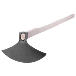 PROREGAL Gartenhacke, 750g, geschmiedet mit Holzgriff. Gartenhandgerät für Beetpflege.