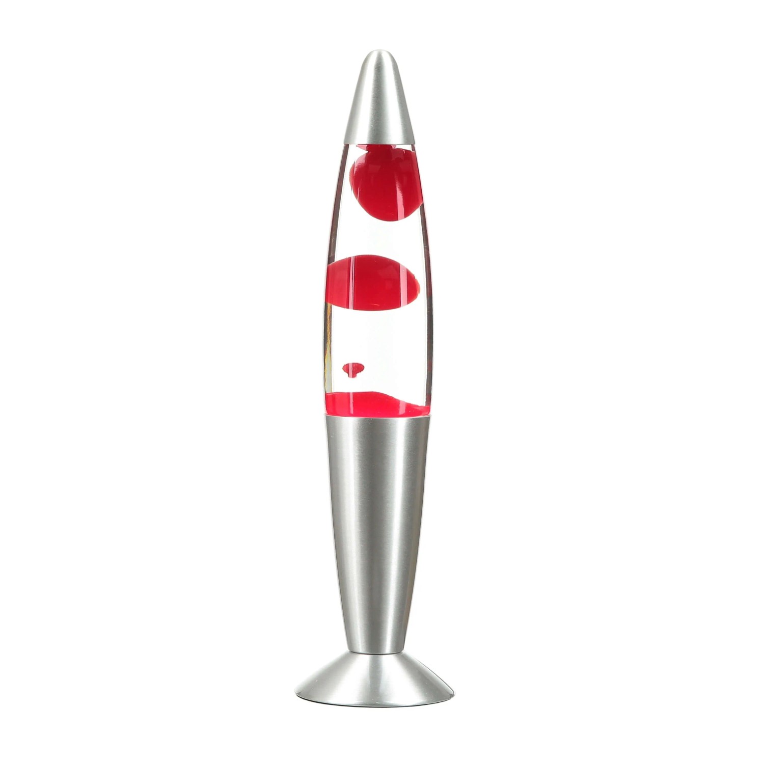 EASYLIGHT Retro Lavalampe Klein 36 cm Rot Mit G9 Leuchtmittel Magma Tischlampe Timmy
