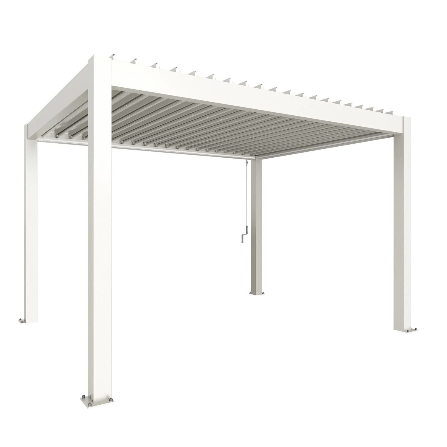Biohort Pergola 4 m x 3 m Weiß
