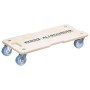 Wagner Transporthilfe 1325 mit Holzplatte und blauen Rollen, Tragkraft 250 kg.